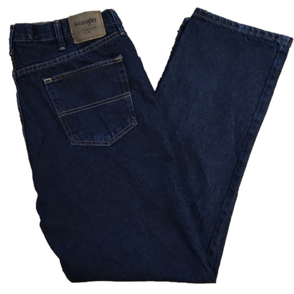 𝅺3/$20 Wrangler Authentics Blue Denim 40×32 Jeans - Picture 2 of 7